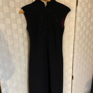 dressbarn Black Elegant Sleeveless Dress